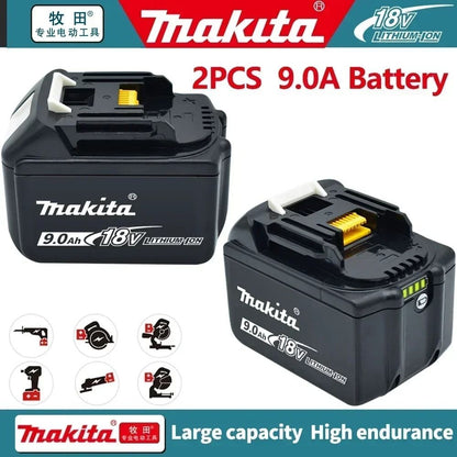 18V 9.0Ah Rechargeable Battery for Cordless Power Tools BL1830 BL1840 BL1850 BL1860B