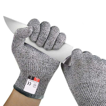 Grade 5 Cut Resistant Gloves Kitchen HPPE Scratch Resistant Safety Gloves for Cutting and Gardening