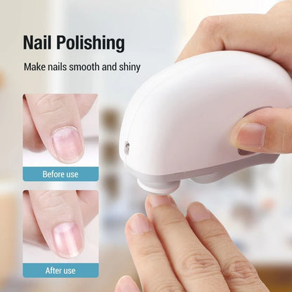 Electric Nail Clippers Automatic Trimmer With Light Fingernail and Toenail Cutter For Adults and Babies