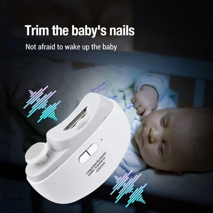 Electric Nail Clippers Automatic Trimmer With Light Fingernail and Toenail Cutter For Adults and Babies