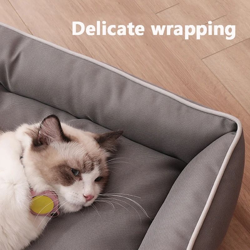 Four Season Square Dog Bed for Small Medium and Large Dogs