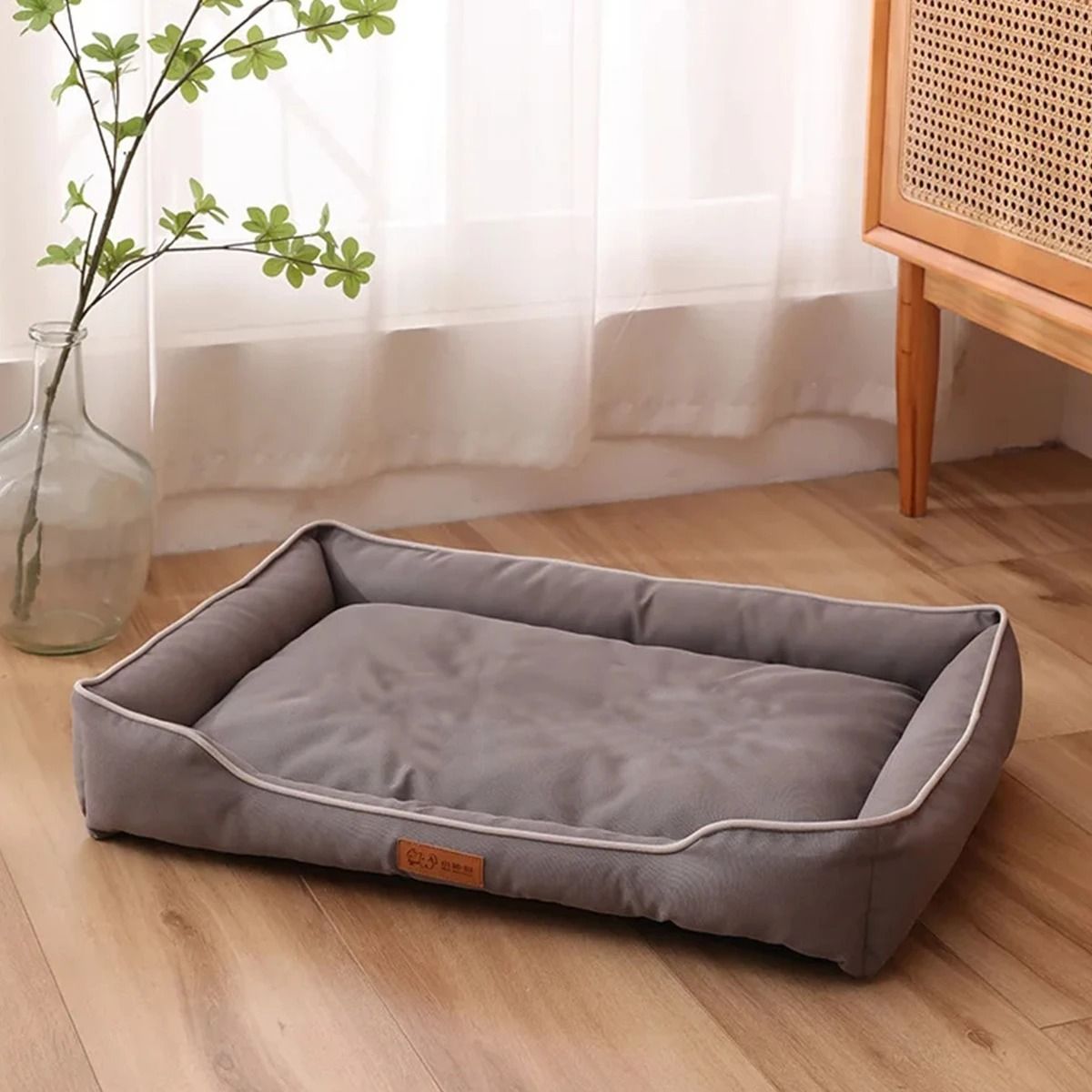 Four Season Square Dog Bed for Small Medium and Large Dogs