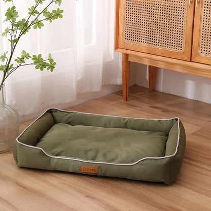 Four Season Square Dog Bed for Small Medium and Large Dogs