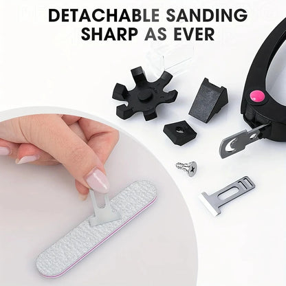 U Shaped Nail Clipper and File Set for Acrylic and False Nails