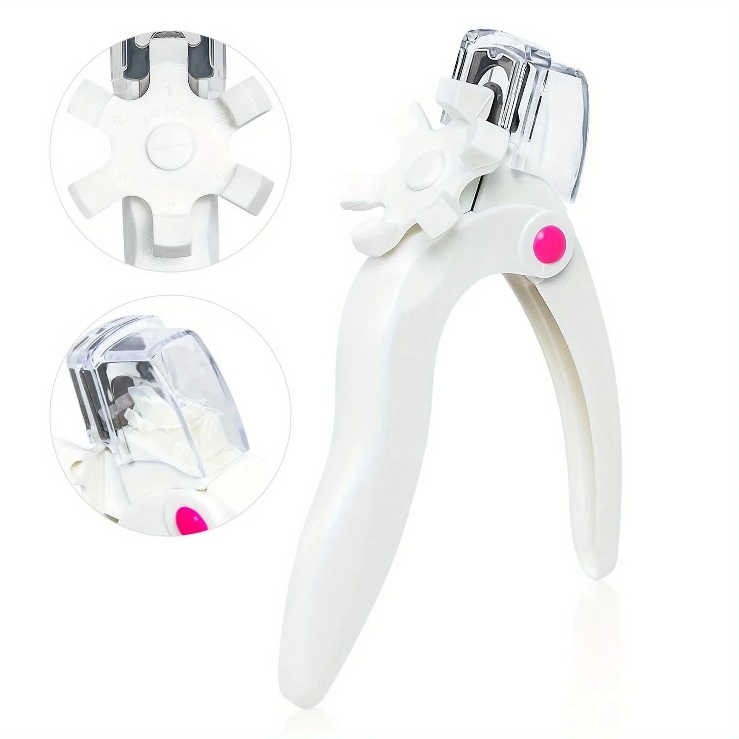 U Shaped Nail Clipper and File Set for Acrylic and False Nails
