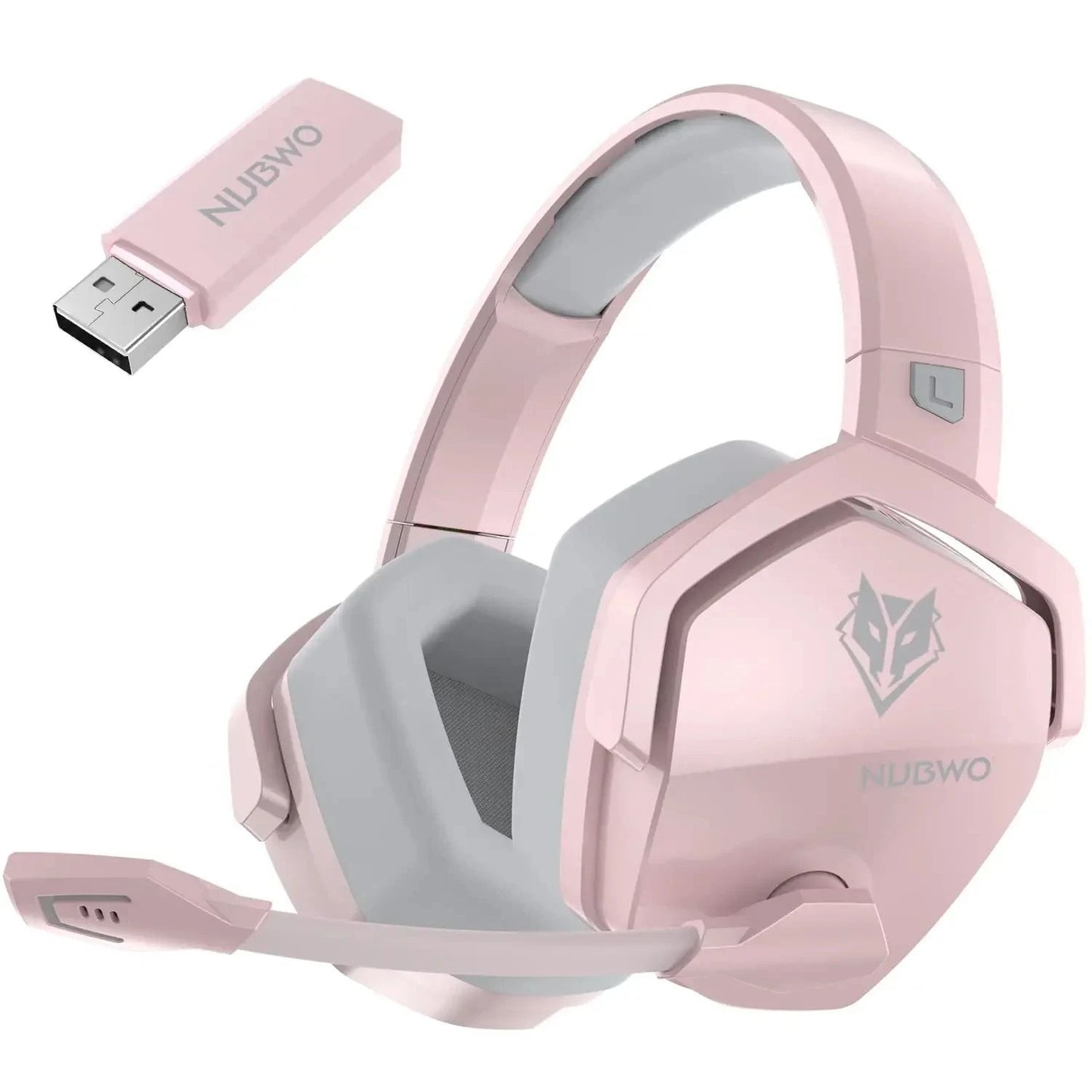 Dual Wireless Gaming Headset with Microphone for PS5 PC Mobile and Switch