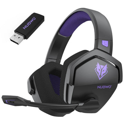 Dual Wireless Gaming Headset with Microphone for PS5 PC Mobile and Switch