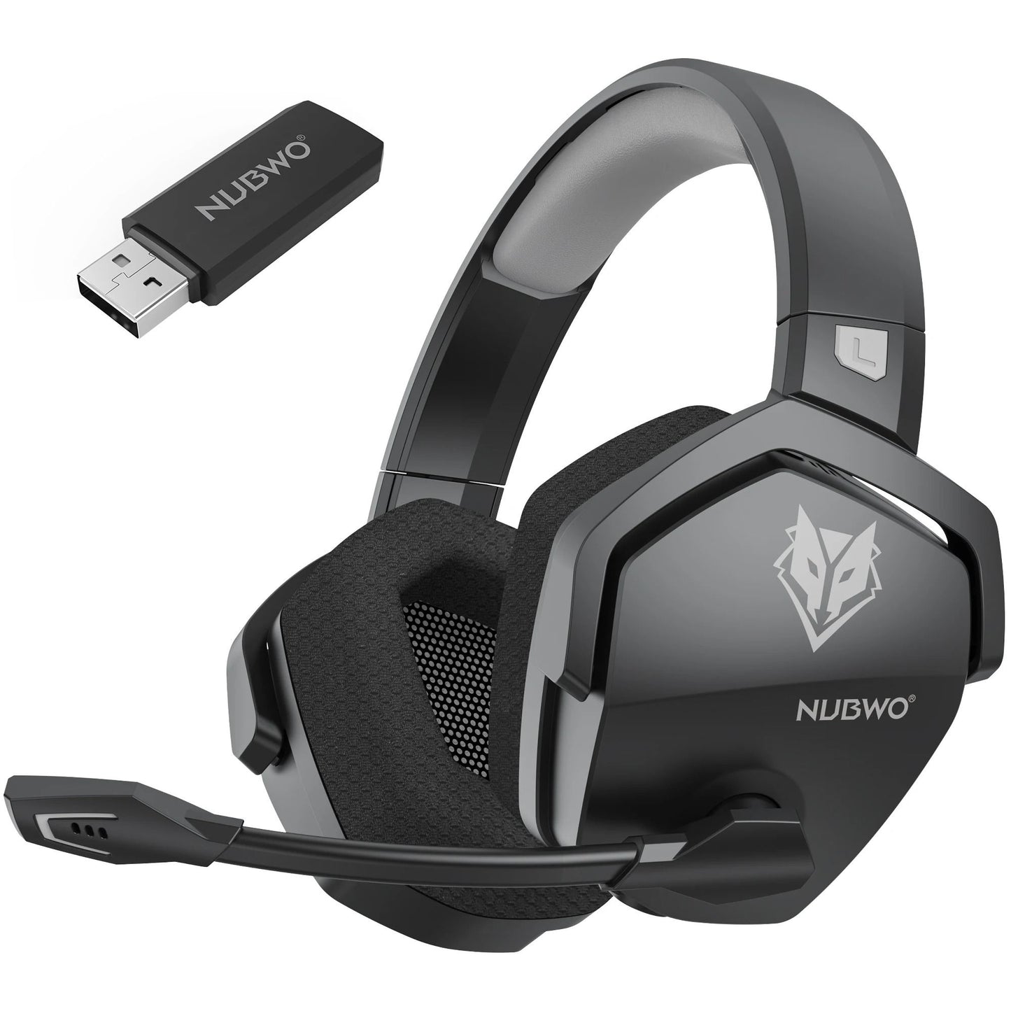 Dual Wireless Gaming Headset with Microphone for PS5 PC Mobile and Switch