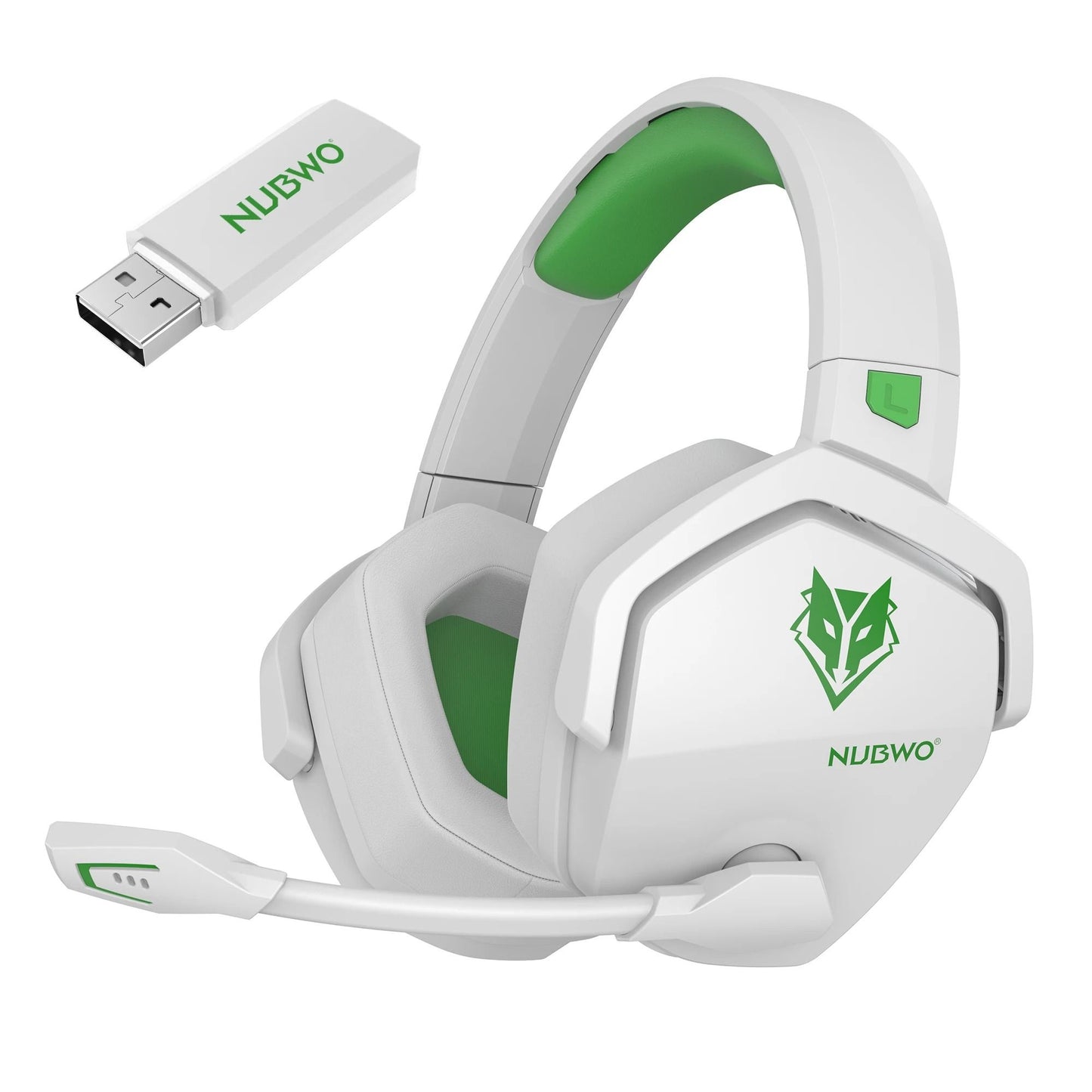 Dual Wireless Gaming Headset with Microphone for PS5 PC Mobile and Switch