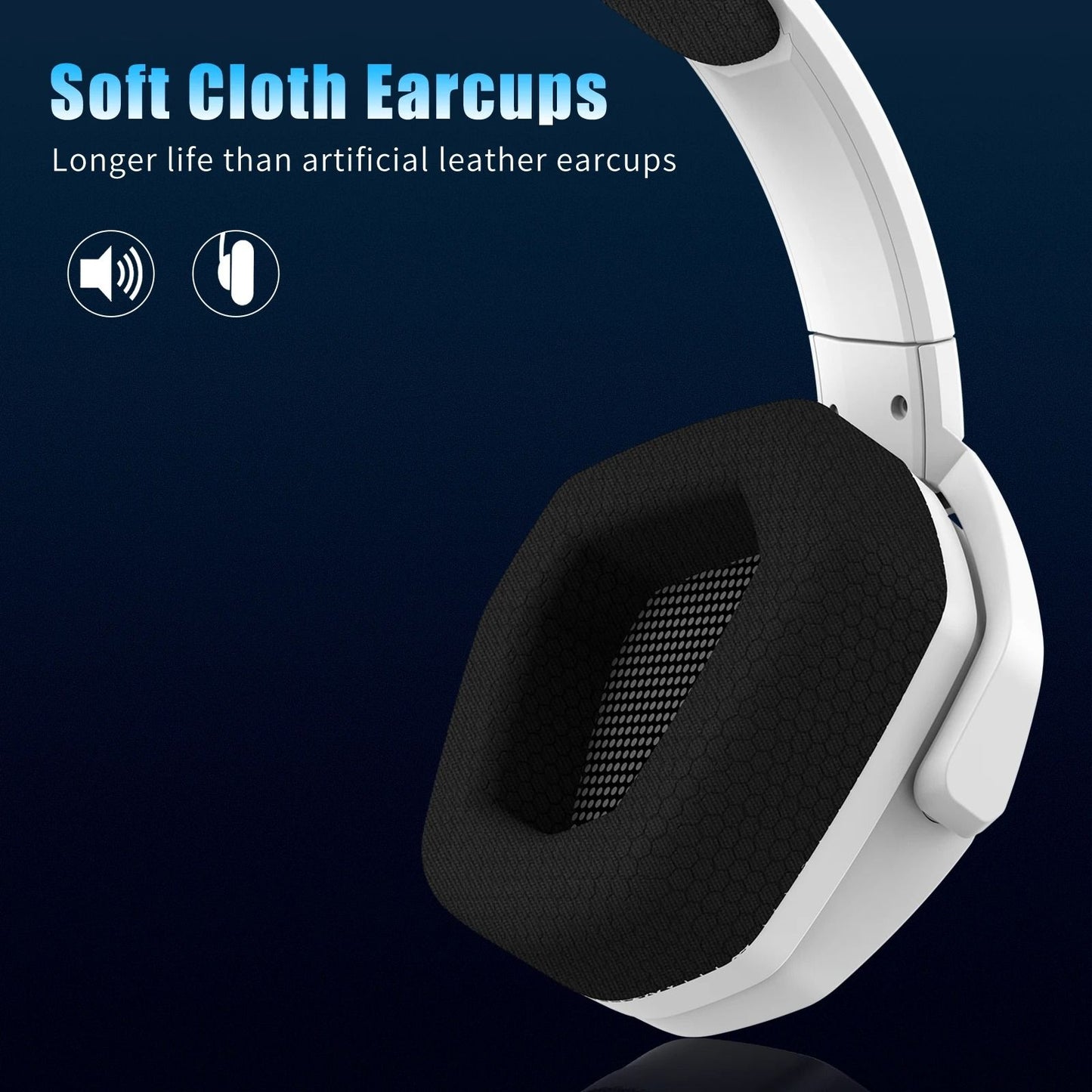 Dual Wireless Gaming Headset with Microphone for PS5 PC Mobile and Switch