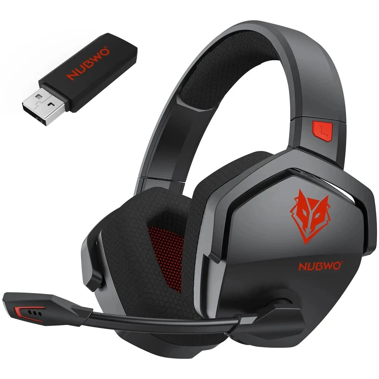 Dual Wireless Gaming Headset with Microphone for PS5 PC Mobile and Switch