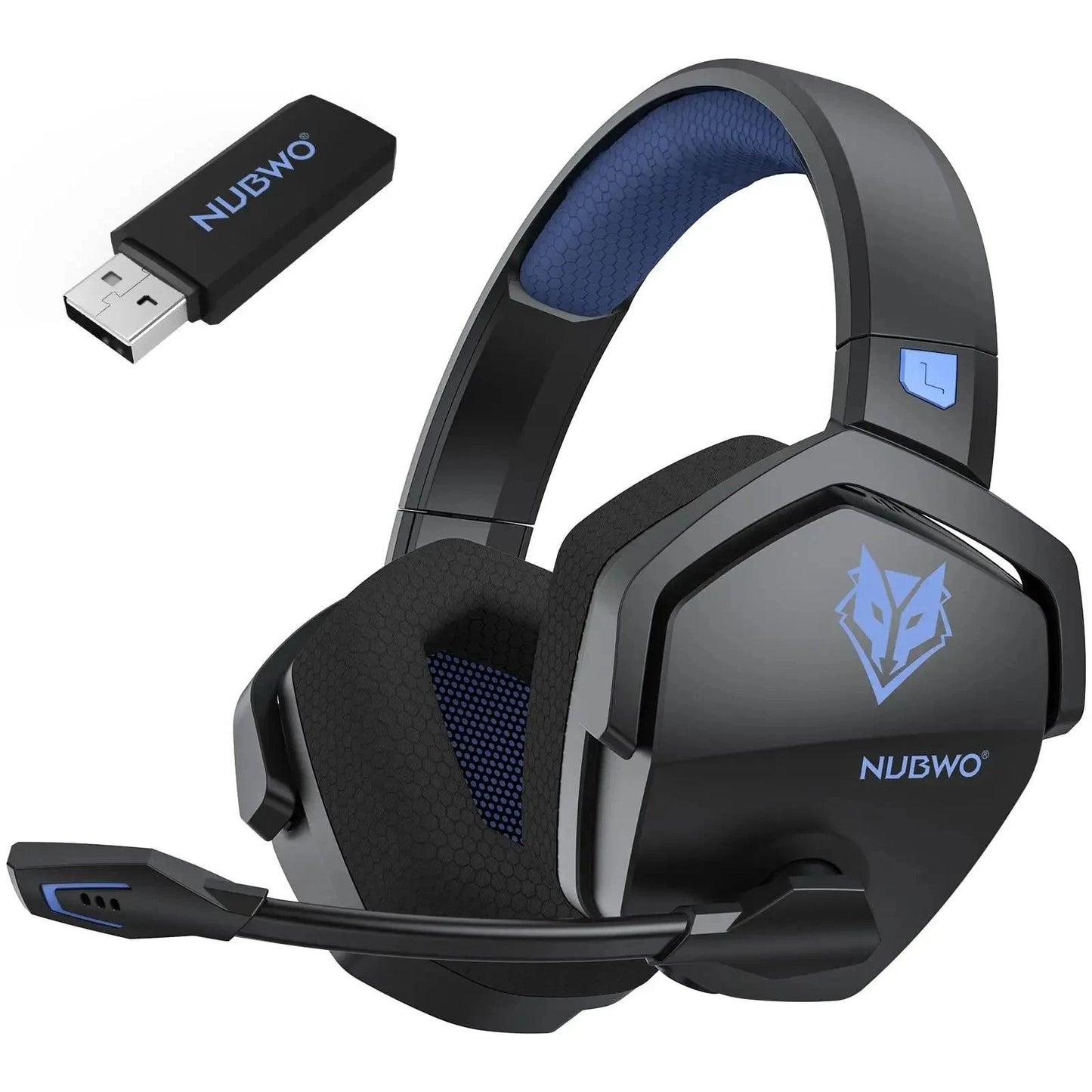 Dual Wireless Gaming Headset with Microphone for PS5 PC Mobile and Switch