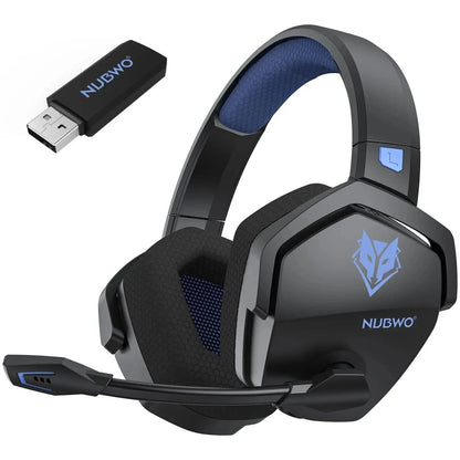 Dual Wireless Gaming Headset with Microphone for PS5 PC Mobile and Switch