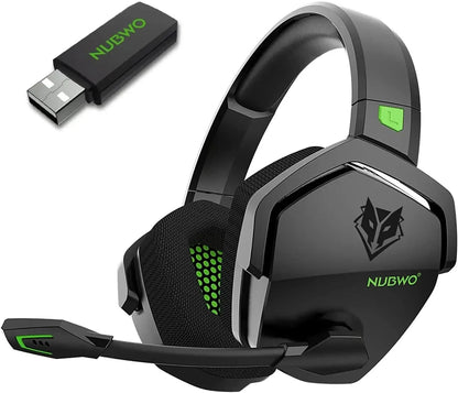 Dual Wireless Gaming Headset with Microphone for PS5 PC Mobile and Switch