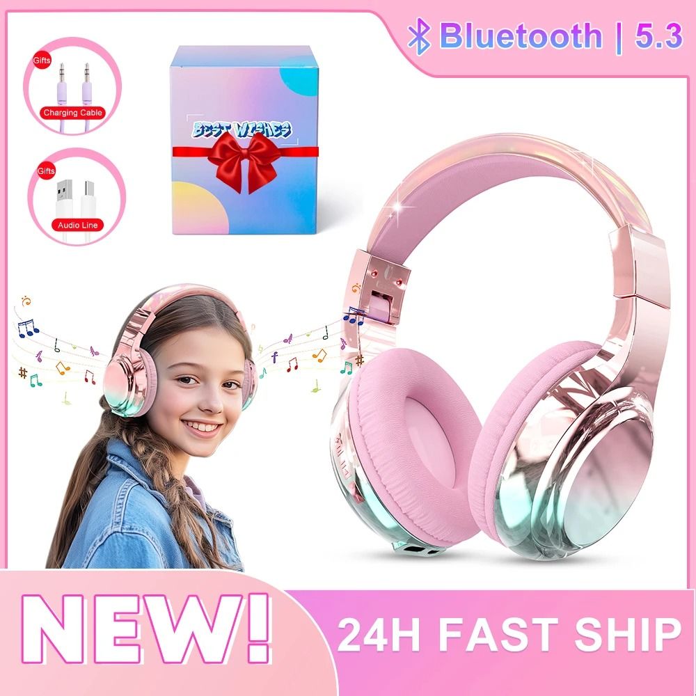 Wireless Bluetooth Headphones with Microphone and 60 Hour Battery Life