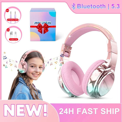 Wireless Bluetooth Headphones with Microphone and 60 Hour Battery Life