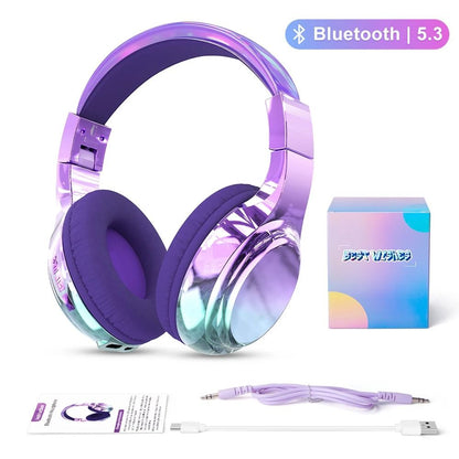 Wireless Bluetooth Headphones with Microphone and 60 Hour Battery Life