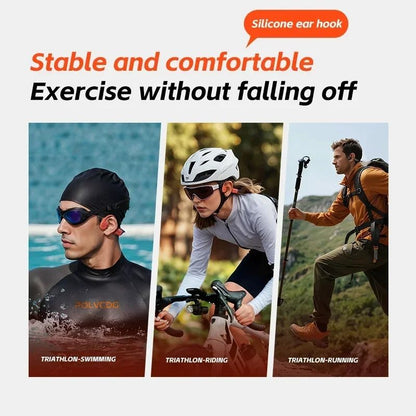 Bone Conduction Waterproof Wireless Headphones with 32GB Memory
