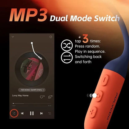Bone Conduction Waterproof Wireless Headphones with 32GB Memory