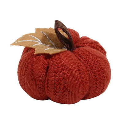Knitted Soft Wool Pumpkin Ornament for Home Thanksgiving Harvest Decoration