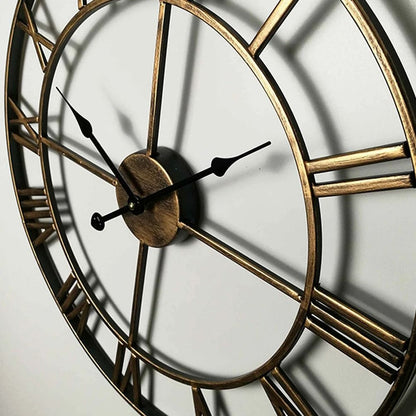 Modern Large 3D Wall Clock with Roman Numerals
