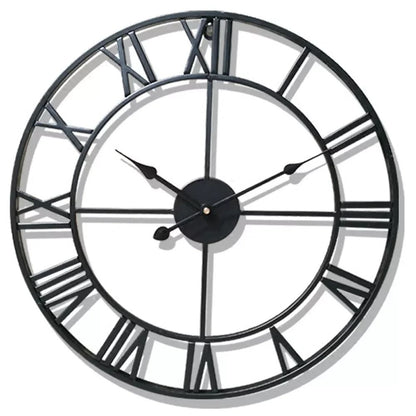Modern Large 3D Wall Clock with Roman Numerals