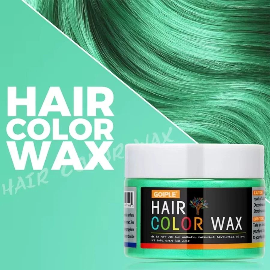 Halloween Temporary Hair Dye Wax Easy Wash Color Mud for Hair Eyebrows and Beards