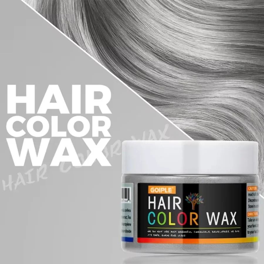 Halloween Temporary Hair Dye Wax Easy Wash Color Mud for Hair Eyebrows and Beards