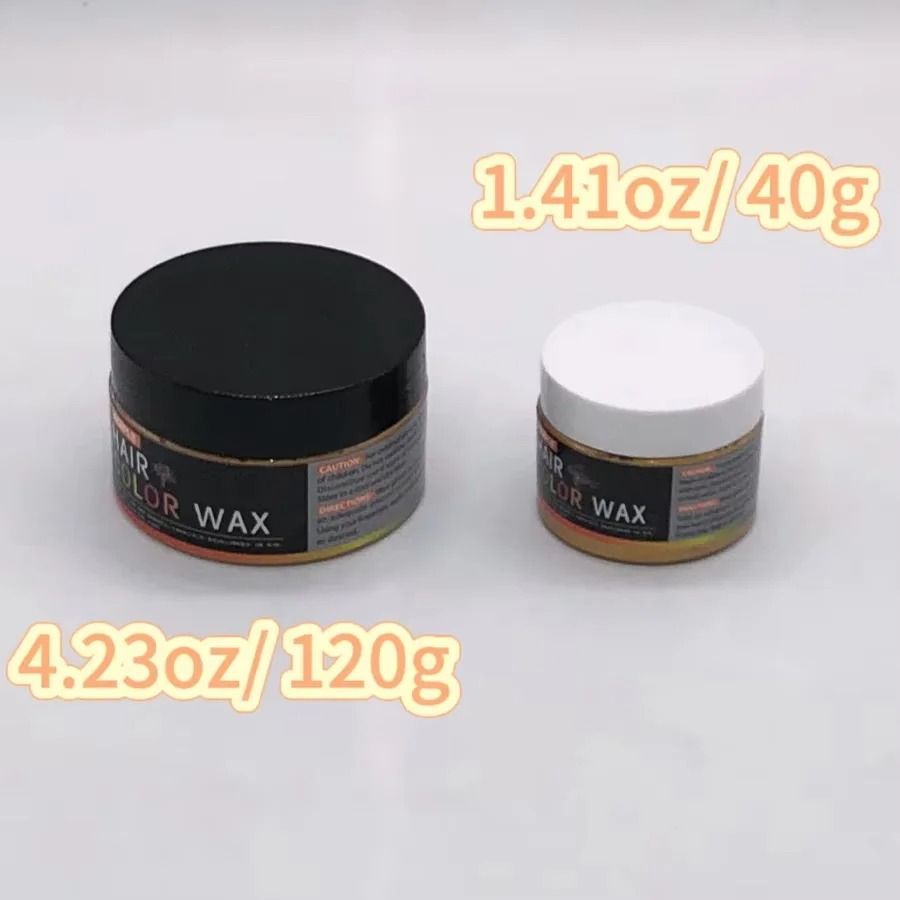 Halloween Temporary Hair Dye Wax Easy Wash Color Mud for Hair Eyebrows and Beards