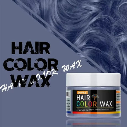 Halloween Temporary Hair Dye Wax Easy Wash Color Mud for Hair Eyebrows and Beards