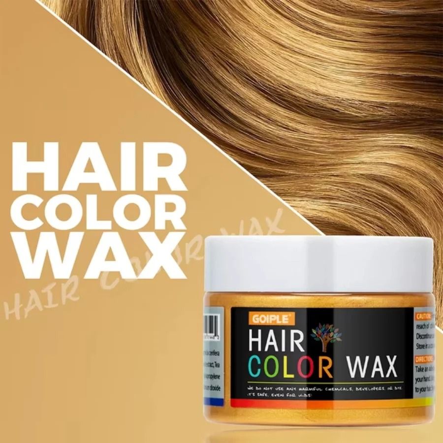 Halloween Temporary Hair Dye Wax Easy Wash Color Mud for Hair Eyebrows and Beards