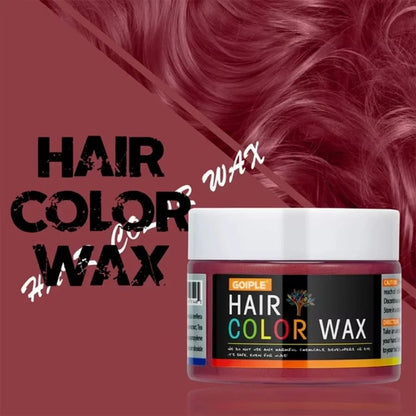 Halloween Temporary Hair Dye Wax Easy Wash Color Mud for Hair Eyebrows and Beards