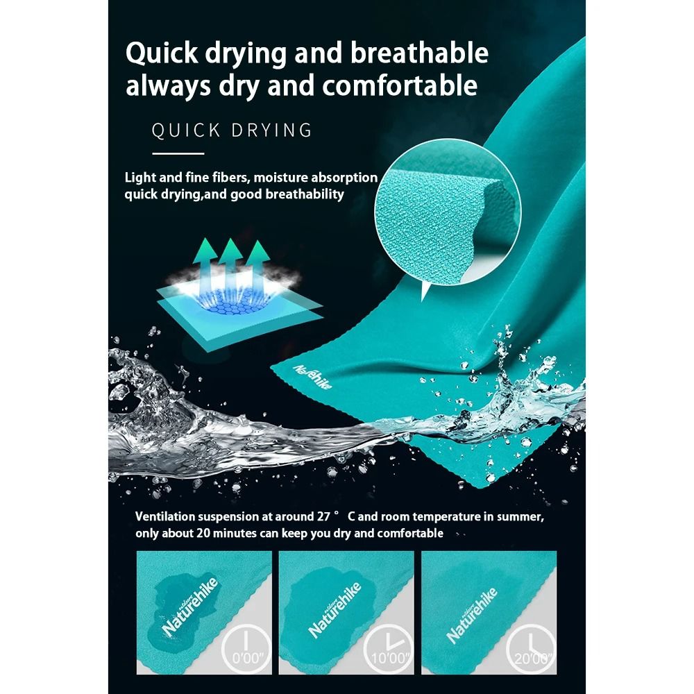 Quick Dry Absorbent Travel Towel for Outdoor, Beach, Gym, and Camping