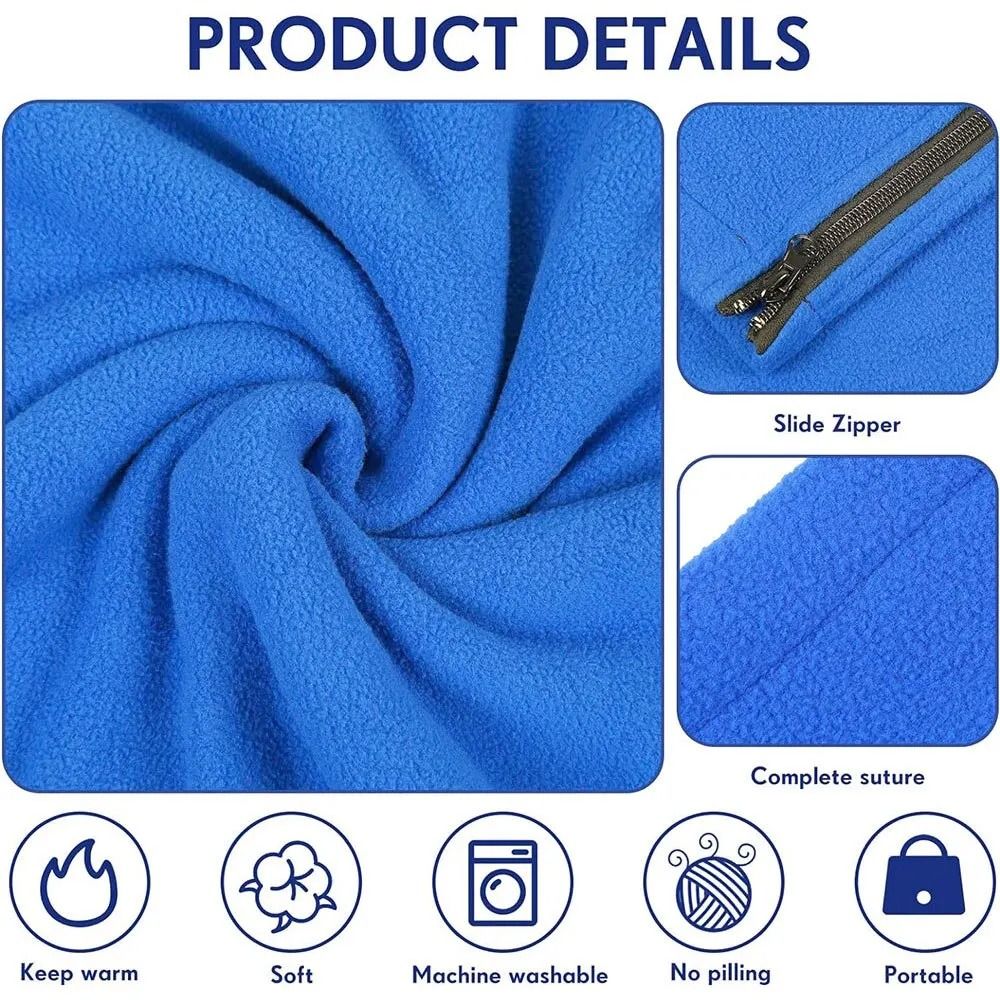 Fleece Sleeping Bag Liner Lightweight Travel Sheet for Camping and Outdoor Adventures