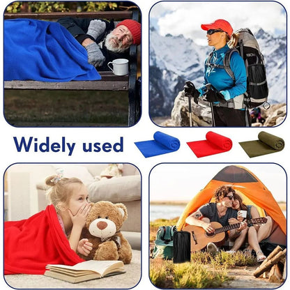 Fleece Sleeping Bag Liner Lightweight Travel Sheet for Camping and Outdoor Adventures