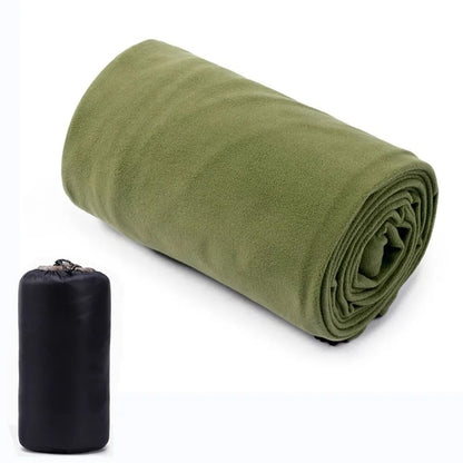 Fleece Sleeping Bag Liner Lightweight Travel Sheet for Camping and Outdoor Adventures