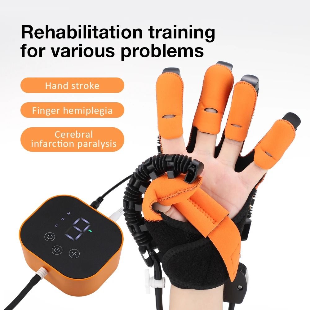 Rehabilitation Robot Glove Hand Exerciser for Stroke Recovery and Finger Training