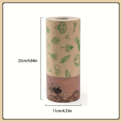 Heavy Duty Cleaning Rag, Washable and Reusable, Quick Drying, Lint Free Paper Towel Roll with Carry Case