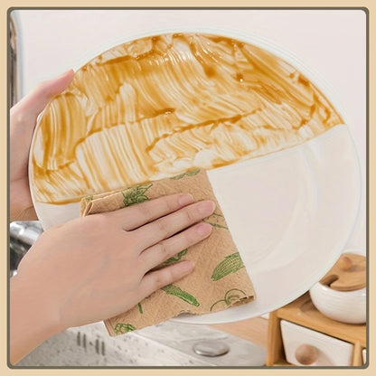 Heavy Duty Cleaning Rag, Washable and Reusable, Quick Drying, Lint Free Paper Towel Roll with Carry Case