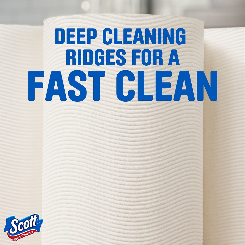 Paper Towels, A-Sheet, 6 Double Rolls, Lint Free and Highly Absorbent for Kitchen Cleaning