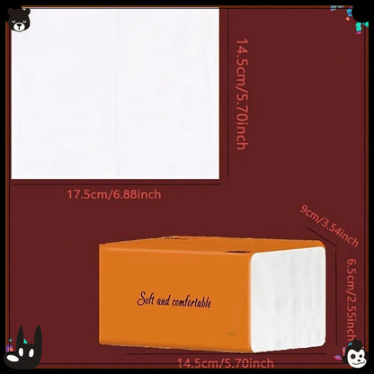 Household Toilet Paper, Large-sized Tissues, and Car Paper Towels, A Whole Box Value Pack
