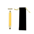 gold with pouch