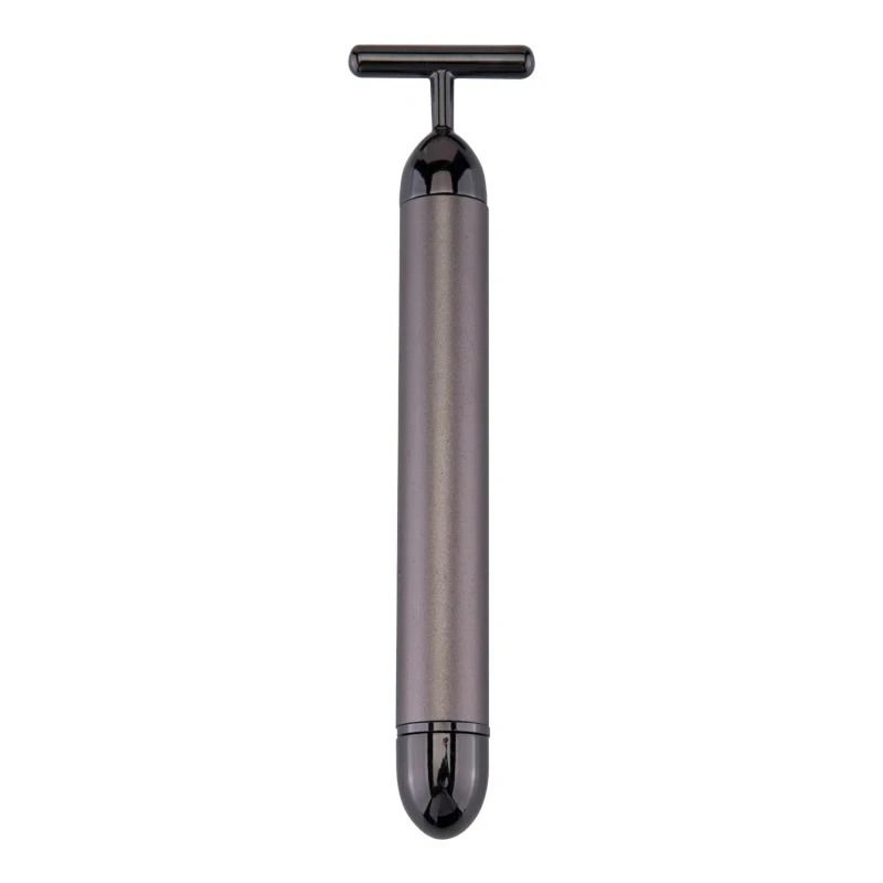 24K Gold Beauty Roller Vibrating Face Massager for Skin Tightening and Lifting