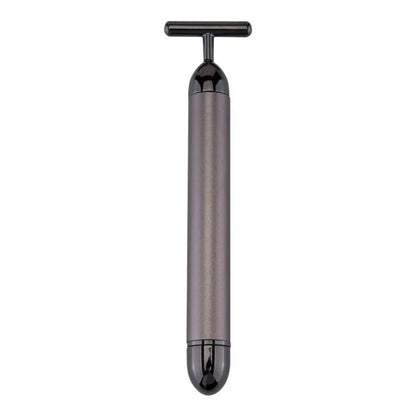 24K Gold Beauty Roller Vibrating Face Massager for Skin Tightening and Lifting