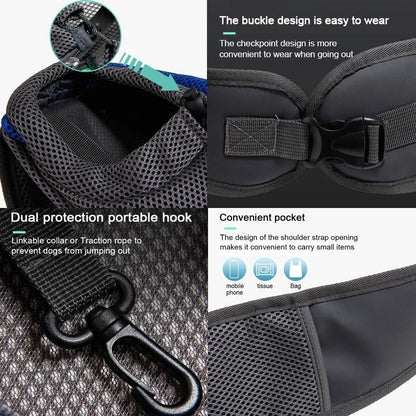 Pet Carrier Sling Bag for Cats and Small Dogs – Breathable Mesh Crossbody Travel Tote
