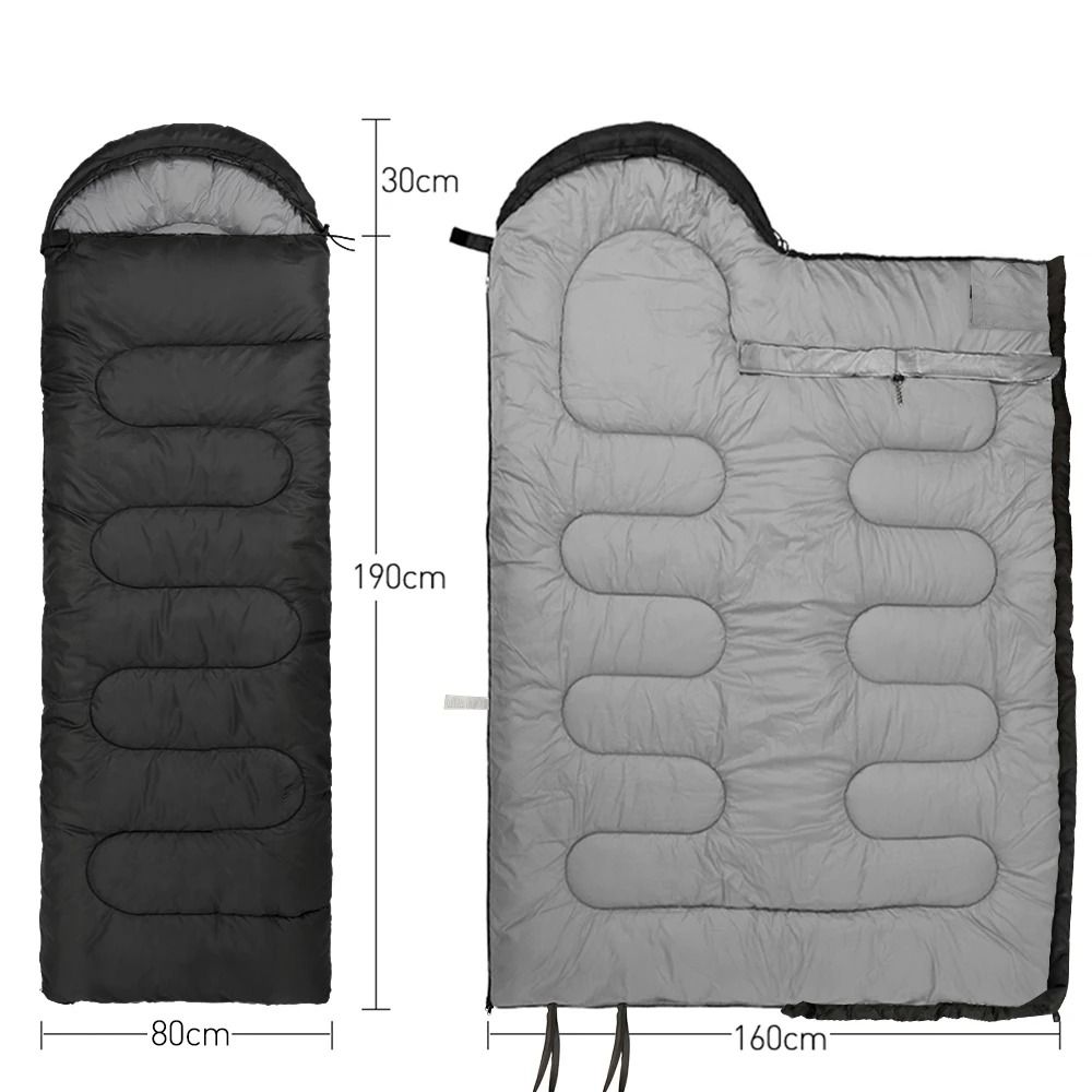 Lightweight 4 Season Camping Sleeping Bag Warm Mummy Style Outdoor Travel Blanket
