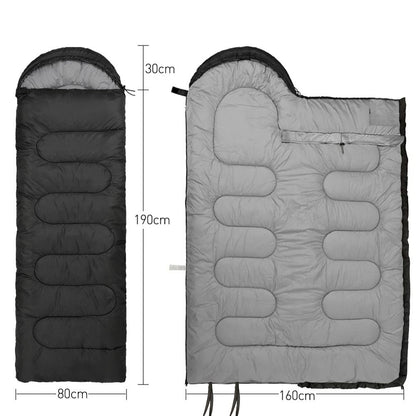 Lightweight 4 Season Camping Sleeping Bag Warm Mummy Style Outdoor Travel Blanket