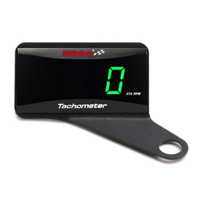 Motorcycle RPM Mini Meter, Universal LCD Digital Tachometer Gauge, Engine Tach Meter Display