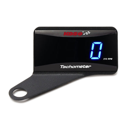 Motorcycle RPM Mini Meter, Universal LCD Digital Tachometer Gauge, Engine Tach Meter Display