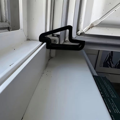 2pcs Window Stopper for Secure Window Closure – Easy Installation Under Door, Prevents Sliding Down, Ideal for Home & Of